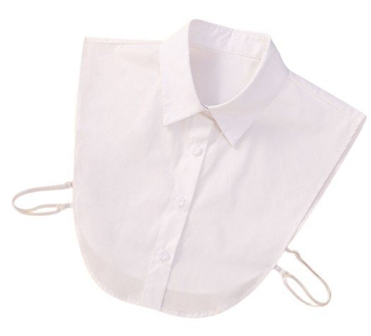 【vaps_6】付け襟 角襟 白 シャツ つけ襟 フェイクカラー ポインテッドカラー レディース 重ね着 シンプル 無地 シャツ 送込拍卖