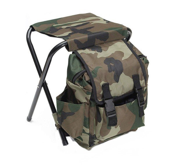 【vaps_2】折りたたみ バックパックチェア 迷彩 椅子付リュック 軽量 多機能 キャンプ アウトドア フィッシングチェア 送込拍卖