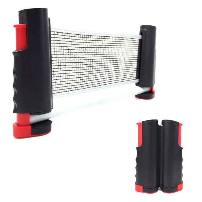 【vaps_6】伸縮式 卓球ネット 《ブラック》 携帯 持ち運び ポータブル コンパクト 伸縮 ネット 送込拍卖