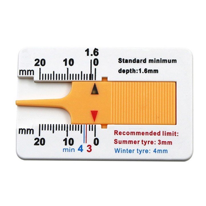 【vaps_3】タイヤ溝測定ゲージ 定規 ミニデップスゲージ デプスゲージ 深さ測定 送込拍卖