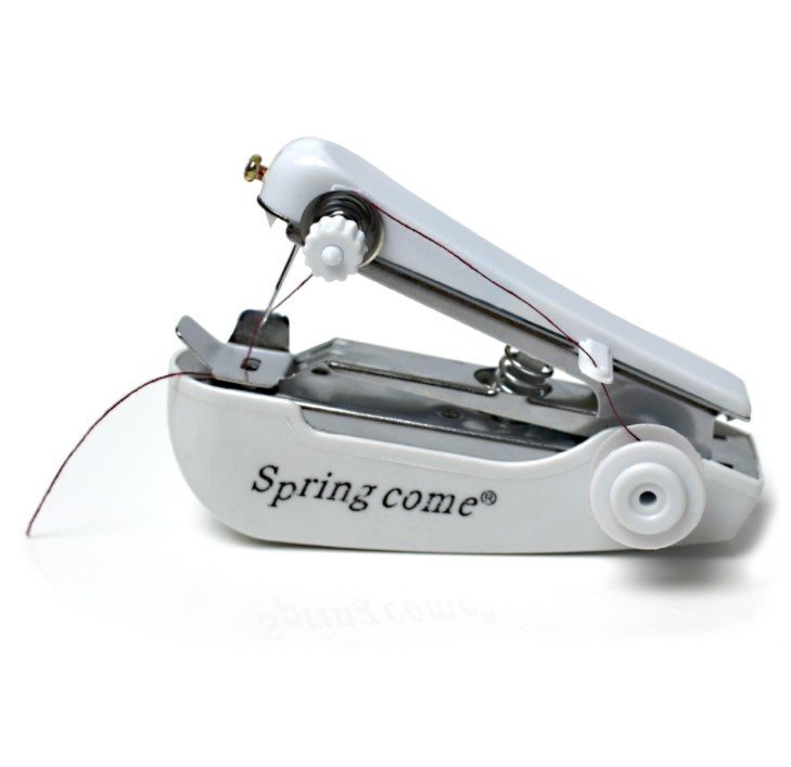 【vaps_7】携帯性抜群! コンパクトハンディミシン ホワイト 送込拍卖