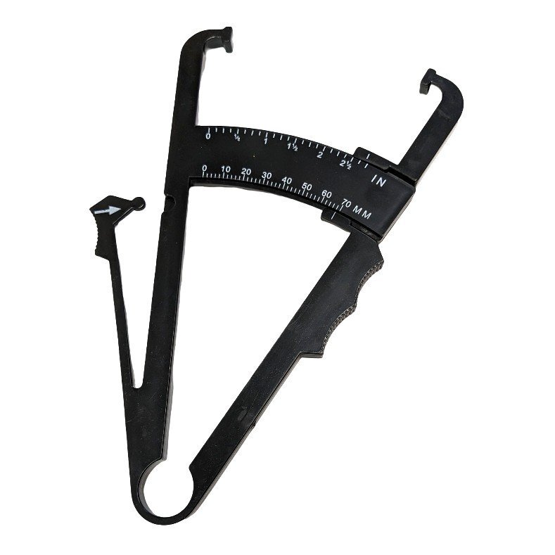 【vaps_6】皮下脂肪キャリパー 《ブラック》 皮下脂肪定規 アナライザテスター 体脂肪 測定 送込拍卖