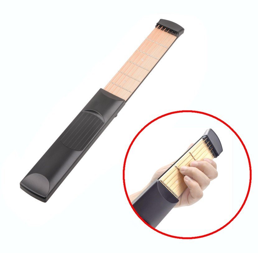 【vaps_2】ポケットサイズ 練習用ギター 収納バッグ付き 6フレット 送込拍卖