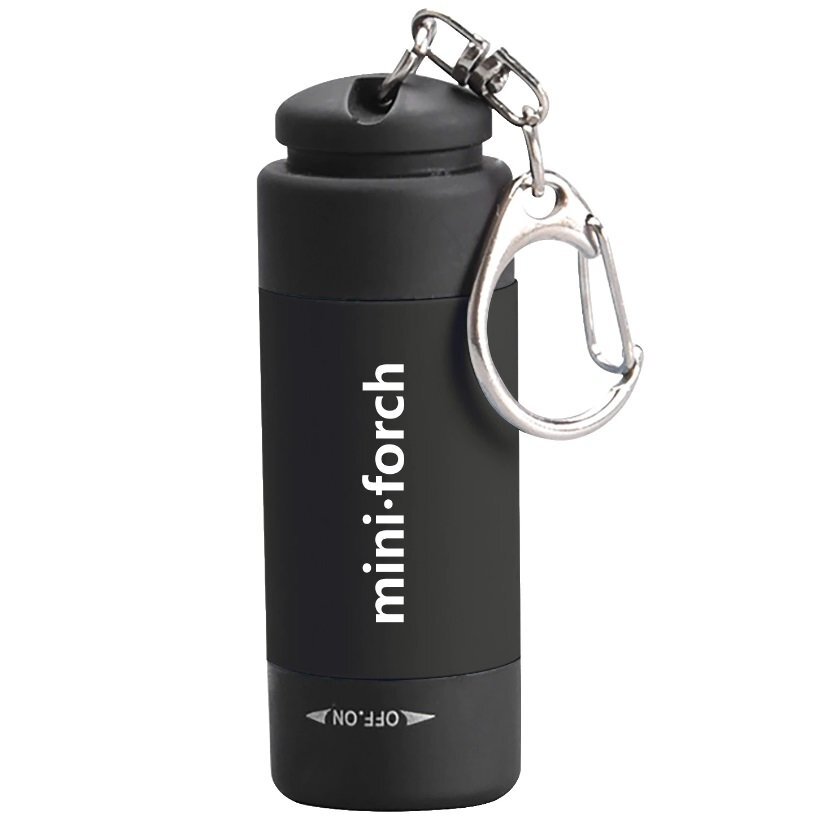 【vaps_3】USB充電式 ミニ懐中電灯 《ブラック》 軽量 LEDライト 25ルーメン 防水 ハンディライト キーホルダー 防災 アウトドア 送込拍卖