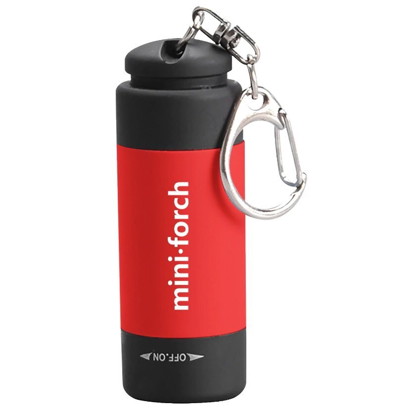 【vaps_5】USB充電式 ミニ懐中電灯 《レッド》 軽量 LEDライト 25ルーメン 防水 ハンディライト キーホルダー 防災 アウトドア 送込拍卖