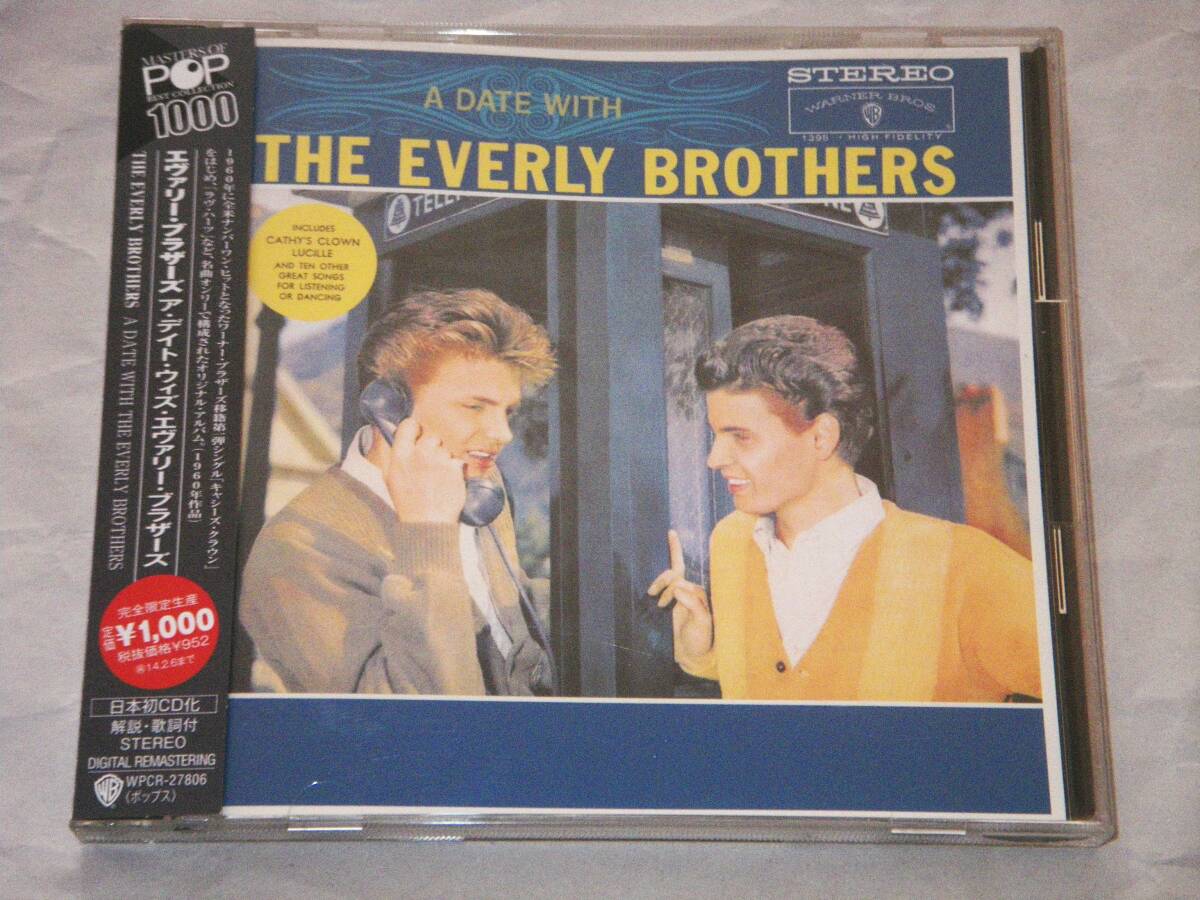 ●ザ・エヴァリー・ブラザーズ【A DATE WITH THE EVERLY BROTHERS】CD/リマスター/美品●拍卖