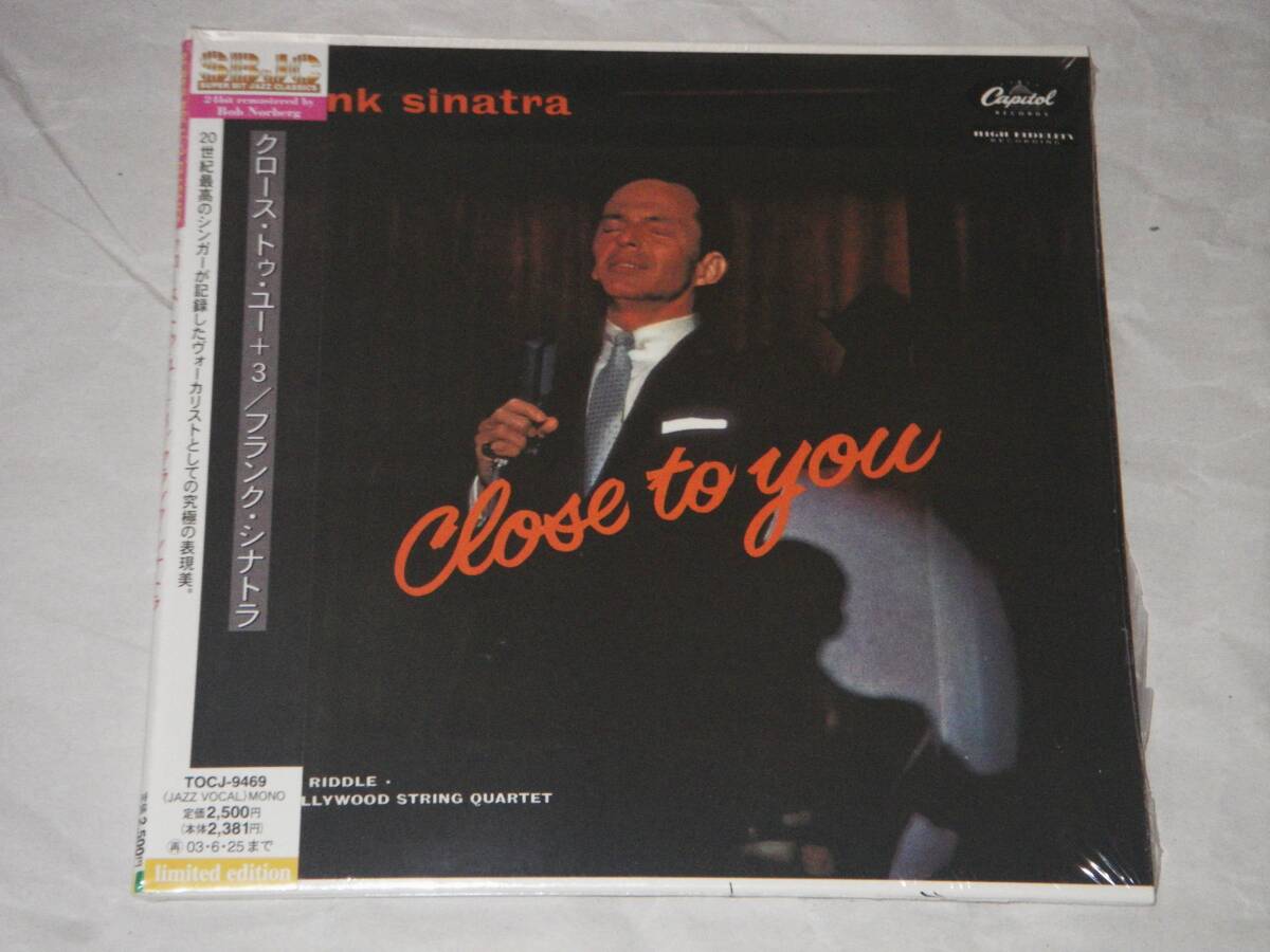 ●フランク・シナトラ/FRANK SINATRA【CLOSE TO YOU】CD/紙ジャケ/24bitリマスター●拍卖