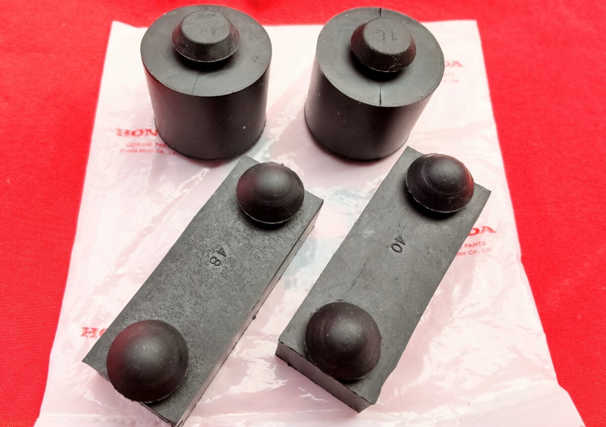 ■■送料込み■CB250N CB400N CB400D シートゴム クッションラバー 4個セット HONDA純正部品拍卖