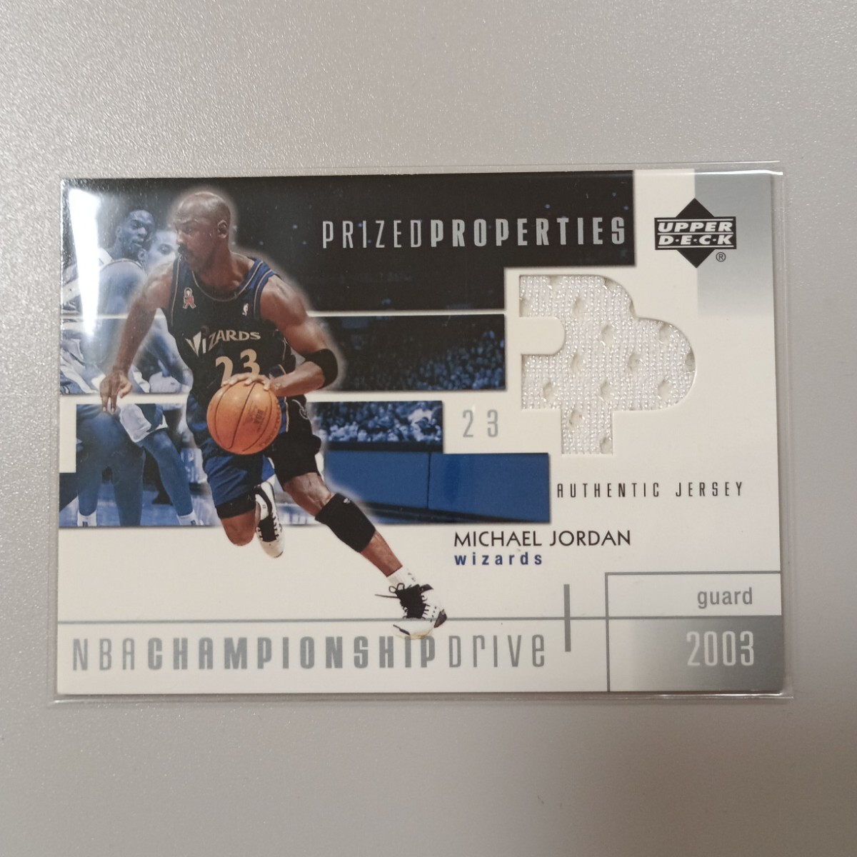 【1円スタート】 MICHAEL JORDAN 2003 UPPER DECK PRIZED PROPERTIES ♯MJ-PP マイケル ジョーダン JERSEY ジャージ拍卖