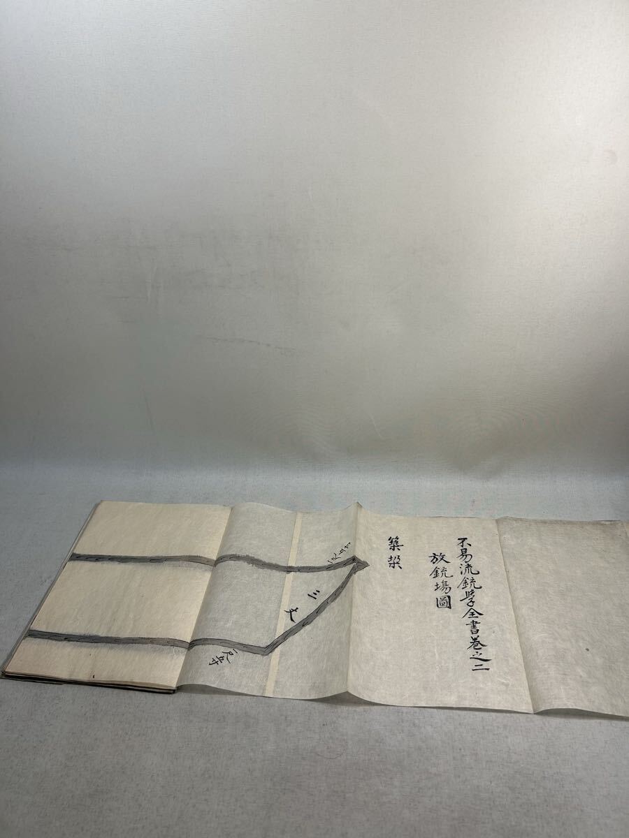 古文書 和本 秘伝書 仙台藩 片倉家家臣宅伝来 火縄銃 不易流放銃場図拍卖