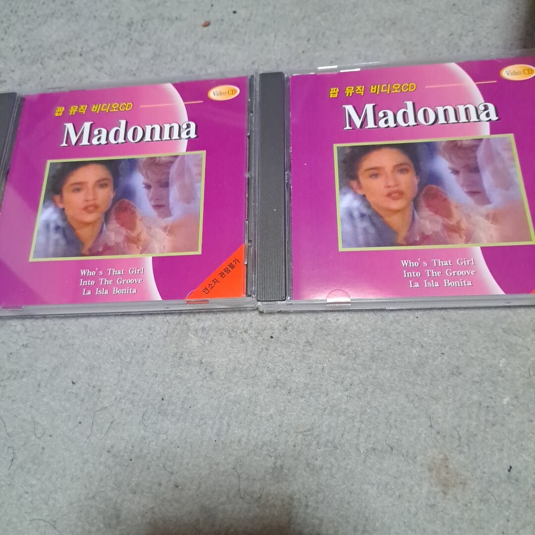 VIDEO CD MADONNA 2枚まとめて拍卖