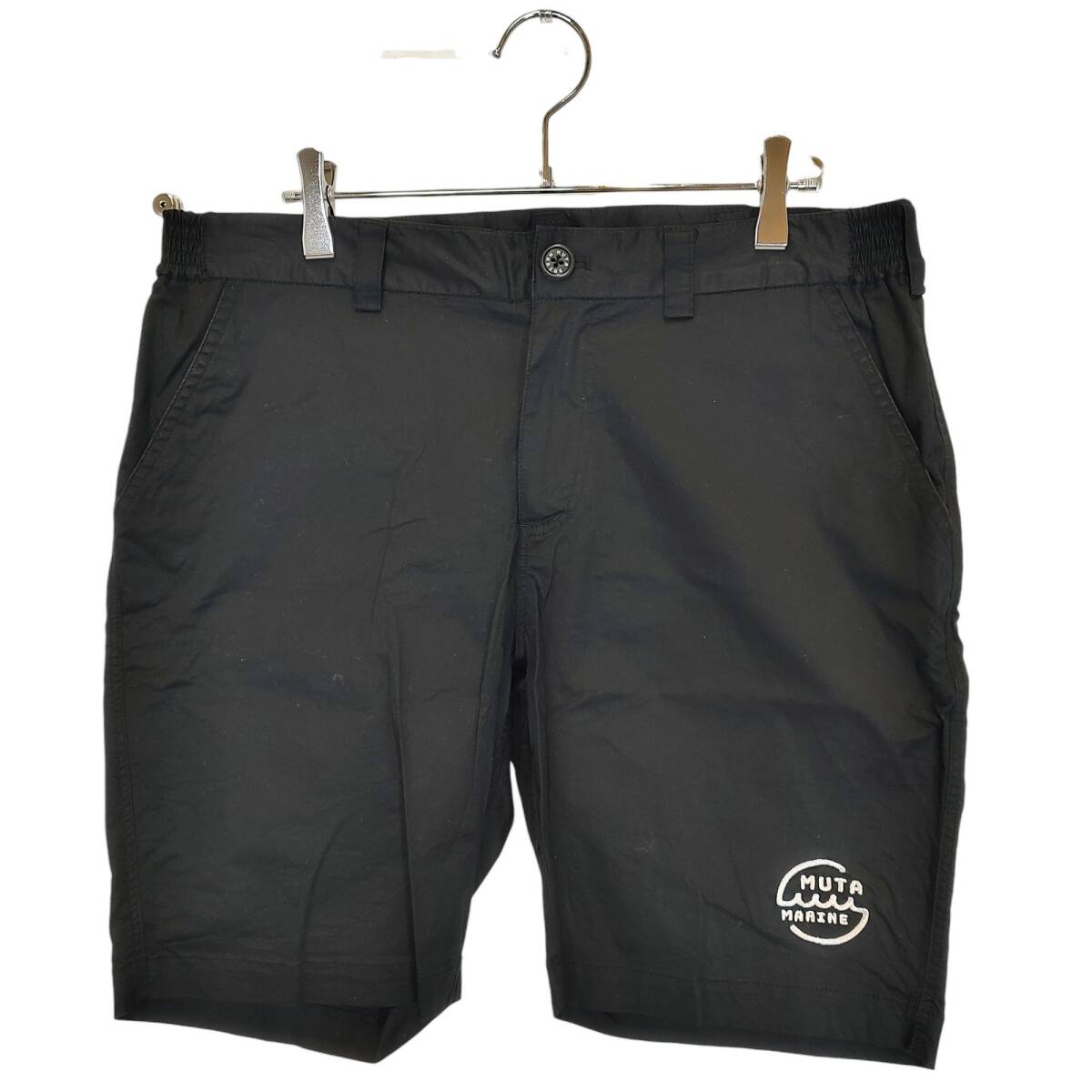 muta MARINE ムータ マリン コットンストレッチ ショートパンツ MMMK-444229 6 ブラック メンズ拍卖