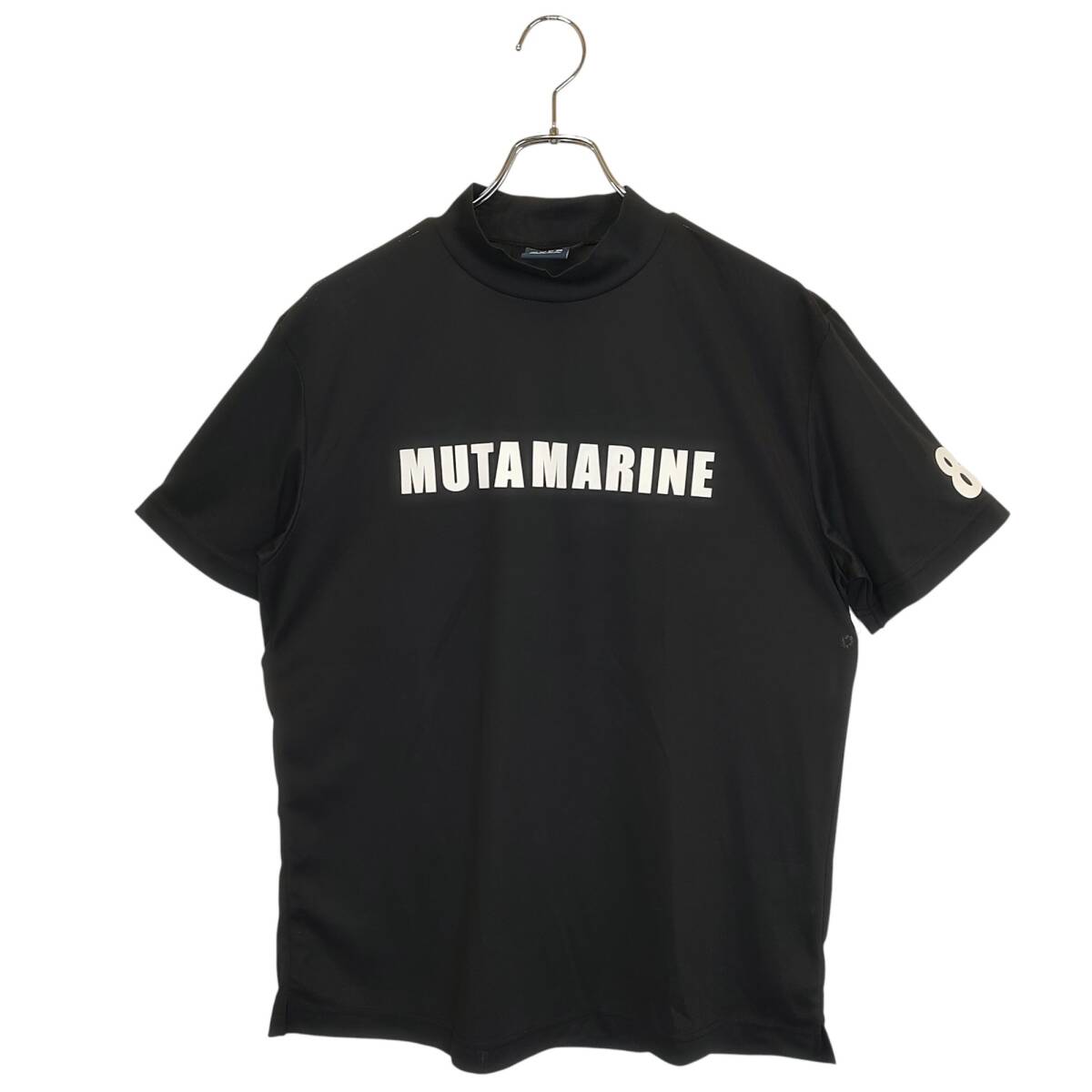 muta MARINE ムータ マリン モックネック 半袖 Tシャツ YMMY-230741 5 ブラック メンズ拍卖