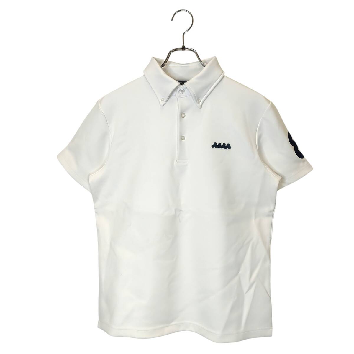 muta MARINE GOLF ムータ マリン ゴルフ 半袖 ボンディング ポロシャツ YMMX-200602 4 ホワイト メンズ拍卖