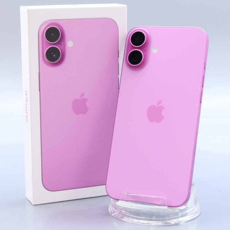 Apple iPhone16 Plus 128GB ピンク A3289 3N345J/A バッテリ100% ■SIMフリー★Joshin6561【1円開始・送料無料】拍卖