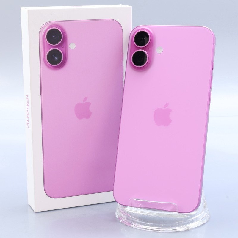Apple iPhone16 Plus 128GB ピンク A3289 3N345J/A バッテリ100% ■SIMフリー★Joshin6573【1円開始・送料無料】拍卖