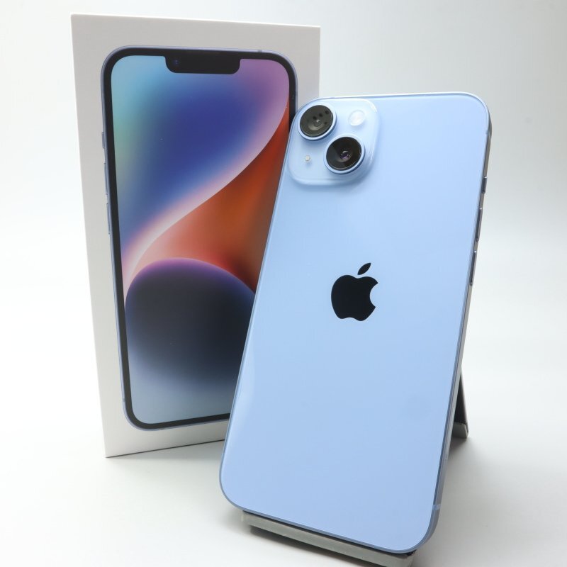 Apple iPhone14 128GB Blue A2881 3L237J/A バッテリ100% ■SIMフリー★Joshin3764【1円開始・送料無料】拍卖