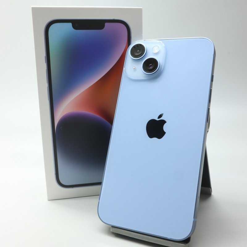 Apple iPhone14 128GB Blue A2881 3L237J/A バッテリ100% ■SIMフリー★Joshin3455【1円開始・送料無料】拍卖