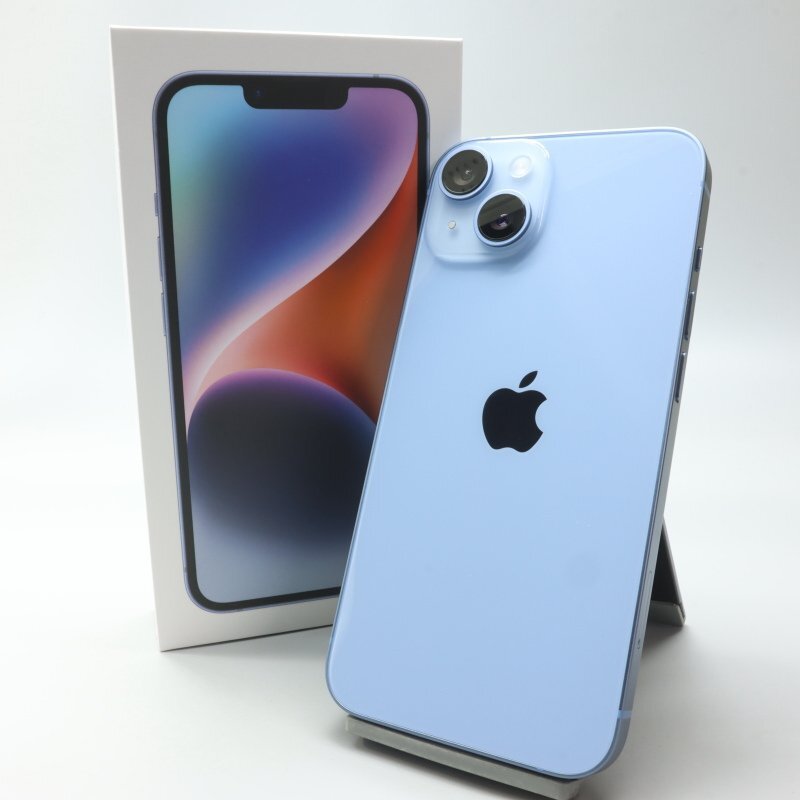 Apple iPhone14 128GB Blue A2881 3L237J/A バッテリ100% ■SIMフリー★Joshin3721【1円開始・送料無料】拍卖