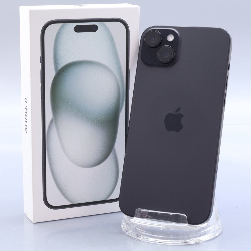 Apple iPhone15 Plus 128GB Black A3093 3M457J/A バッテリ100% ■SIMフリー★Joshin5305【1円開始・送料無料】拍卖