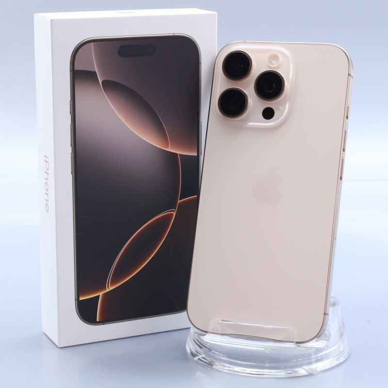 Apple iPhone16 Pro 512GB デザートチタニウム A3292 MYN63J/A バッテリ100% ■SIMフリー★Joshin0037【1円開始・送料無料】拍卖