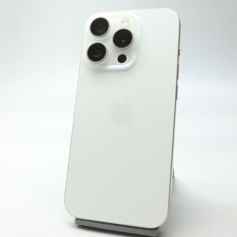 Apple iPhone15 Pro 256GB ホワイトチタニウム A3101 MTUD3J/A バッテリ88% ■SIMフリー★Joshin1744【1円開始・送料無料】拍卖