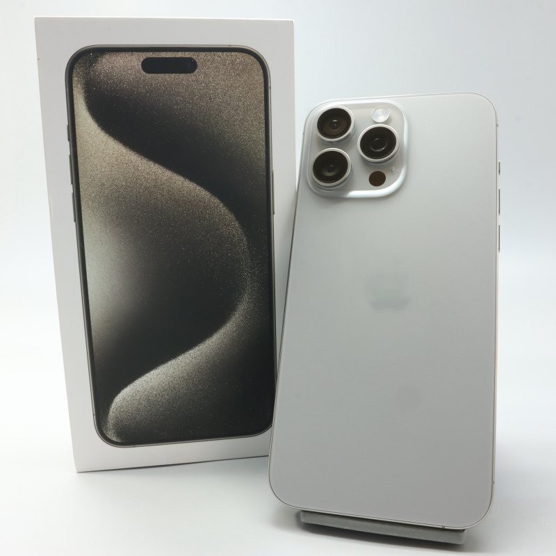 Apple iPhone15 Pro Max 256GB ナチュラルチタニウム A3105 3M742J/A バッテリ100% ■SIMフリー★Joshin1603【1円開始・送料無料】拍卖