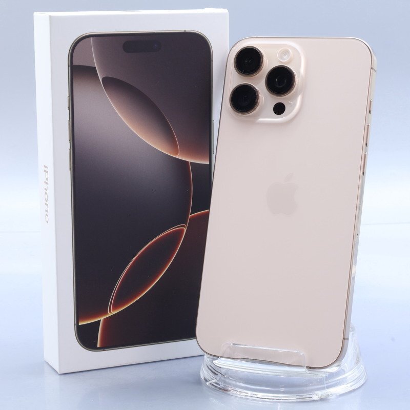 Apple iPhone16 Pro Max 256GB デザートチタニウム A3295 3N530J/A バッテリ100% ■SIMフリー★Joshin5062【1円開始・送料無料】拍卖