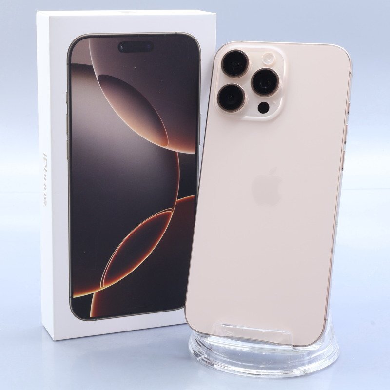 Apple iPhone16 Pro Max 256GB デザートチタニウム A3295 MYWJ3J/A バッテリ95% ■SIMフリー★Joshin8576【1円開始・送料無料】拍卖
