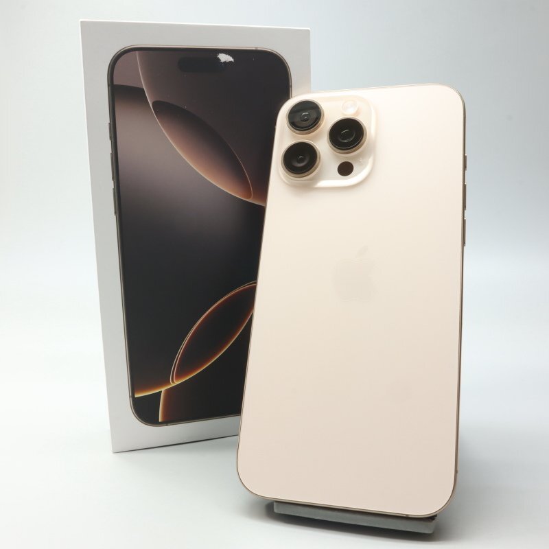 Apple iPhone16 Pro Max 256GB デザートチタニウム A3295 3N530J/A バッテリ100% ■SIMフリー★Joshin5005【1円開始・送料無料】拍卖