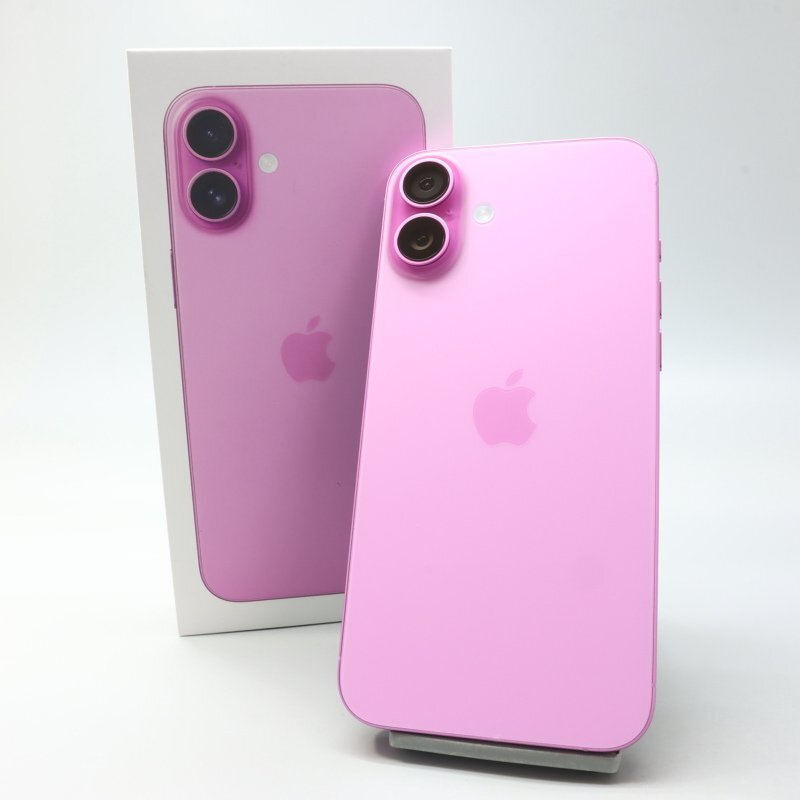 Apple iPhone16 Plus 128GB ピンク A3289 3N345J/A バッテリ100% ■SIMフリー★Joshin9363【1円開始・送料無料】拍卖