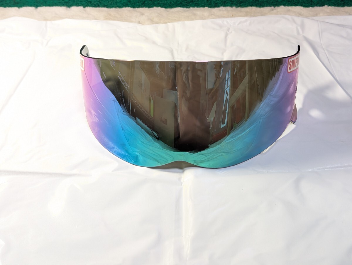 SIMPSON(シンプソン) ミラーシールド レインボー/ライトスモークベース RX10/DIAMONDBACK/SB13/OUTLAW/RX12/BANDIT共通拍卖