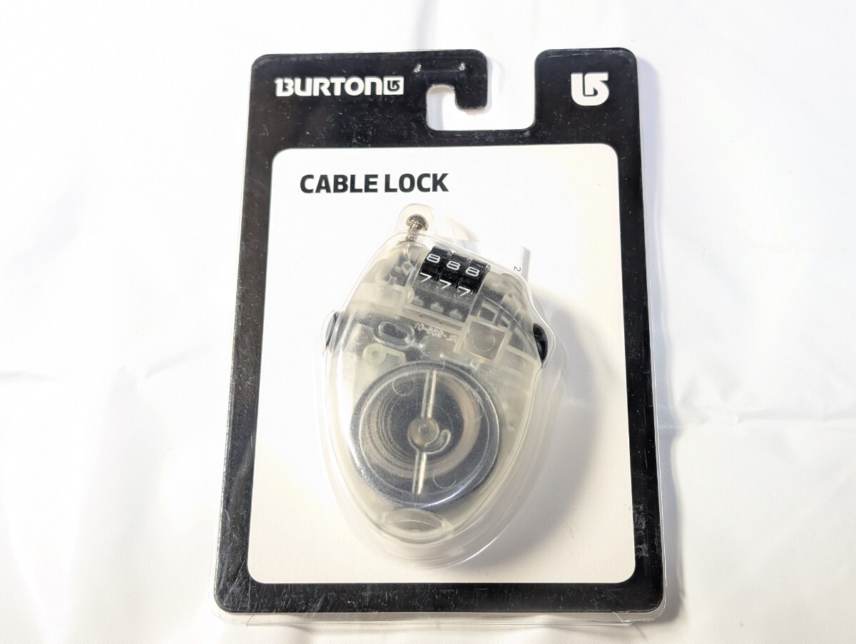 Burton(バートン) スノーボード ロック ケーブルロック CABLE LOCK ダイヤル錠 盗難防止拍卖