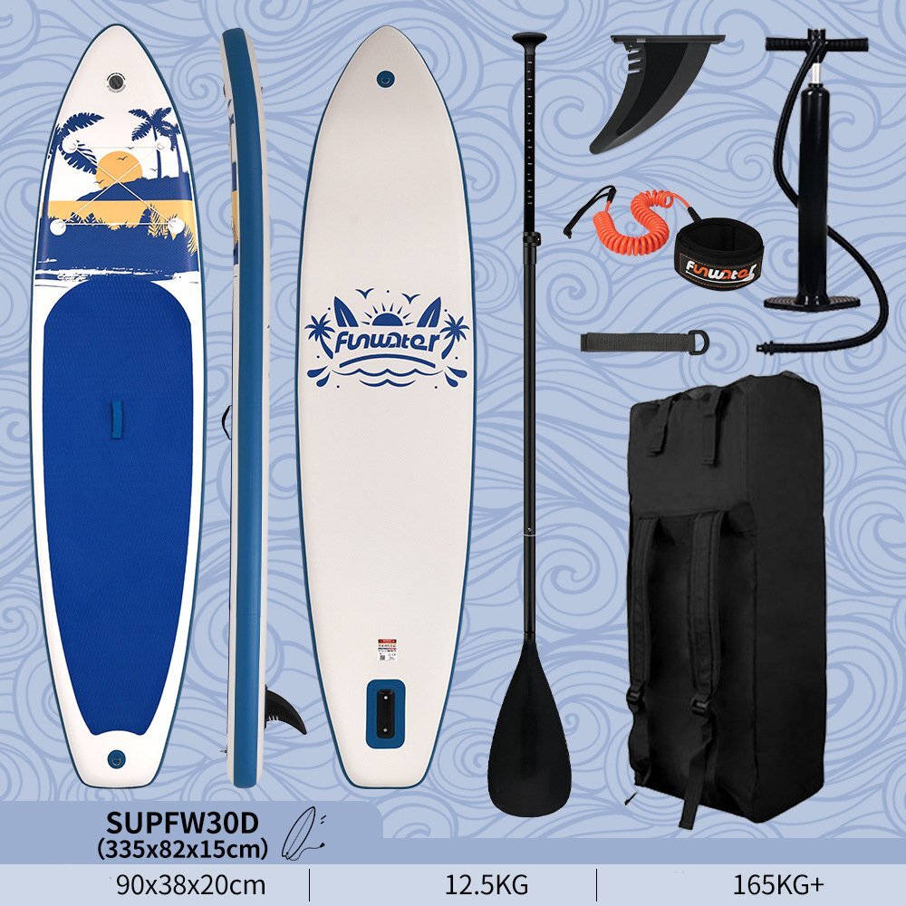 新型SUP サーフボード カヤックインフレータ スタンドアップパドルボードセット マリンスポーツ サーフィン 収納便利 10' cqlb006拍卖