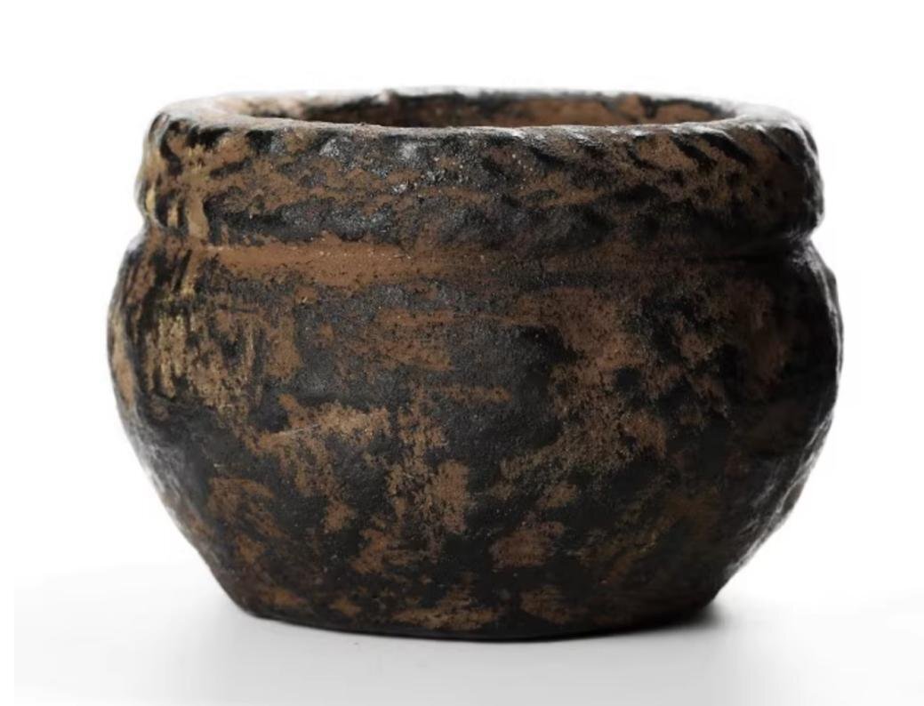 造園資材 花飾り台水鉢 寄せ植え鉢 山苔鉢 山野草鉢 植物鉢 小品盆栽鉢 花器 屋上茶庭 庭園 メダカ造園 園芸 テラスガーデニング sux078拍卖