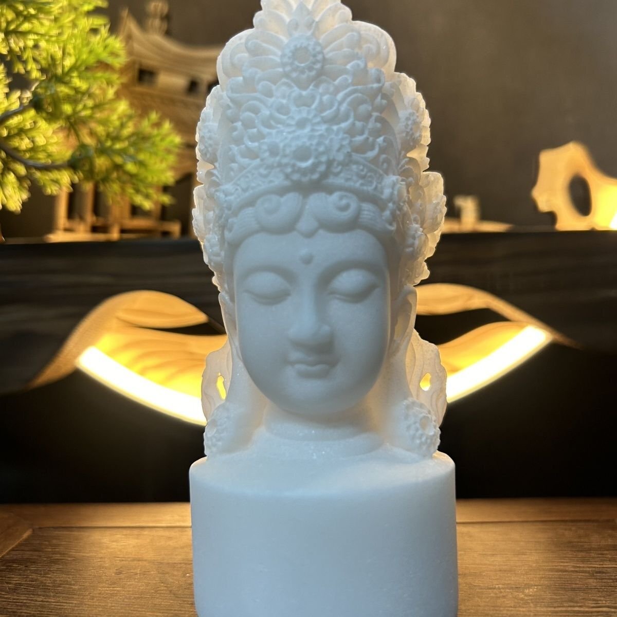観音菩薩像 仏像 仏教美術 イ仏具 ンテリア 置物 白雲石製 禪意 簡易包装 1点のみ 自宅用 ZH1739拍卖