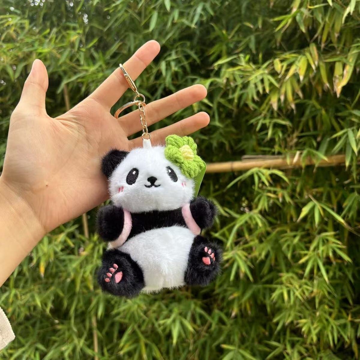 パンダぬいぐるみ パンダ ストラップ 飾り 中国四川成都 お土産 子供 プレゼント 四川省成都特産物 1点のみ zh1112拍卖