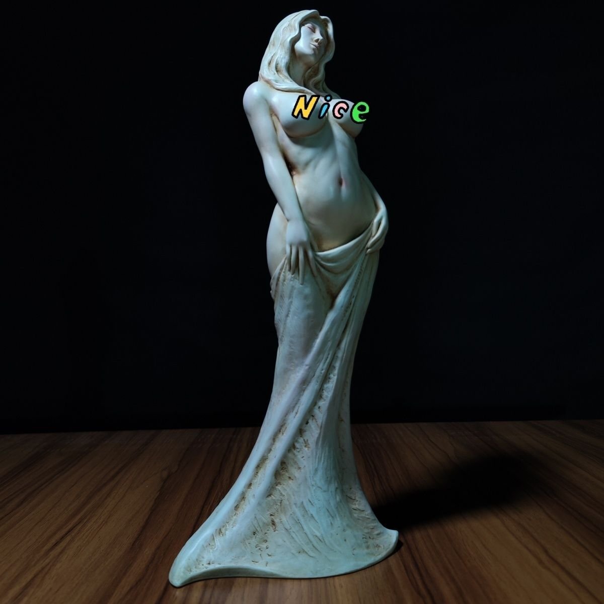 美品 大型 置物 装飾 女神 ヌード デッサン人形 西洋彫り ポージング 女性 樹脂製 zh772拍卖