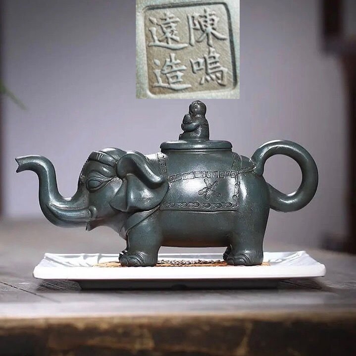 極細工 旧蔵 宜興紫砂壺 名家手作壺 茶壺 煎茶道具 茶具 茶道品 置物 擺件 中国美術 装飾 収蔵 コレクションsux161拍卖