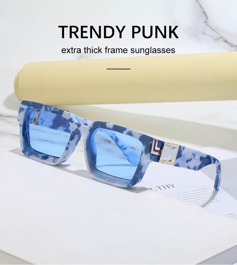 サングラス メンズ hippop Tik Tok 欧米風 クール cool 男女兼用 ファッションアイテム 簡易包装 郵便発送 zh321拍卖