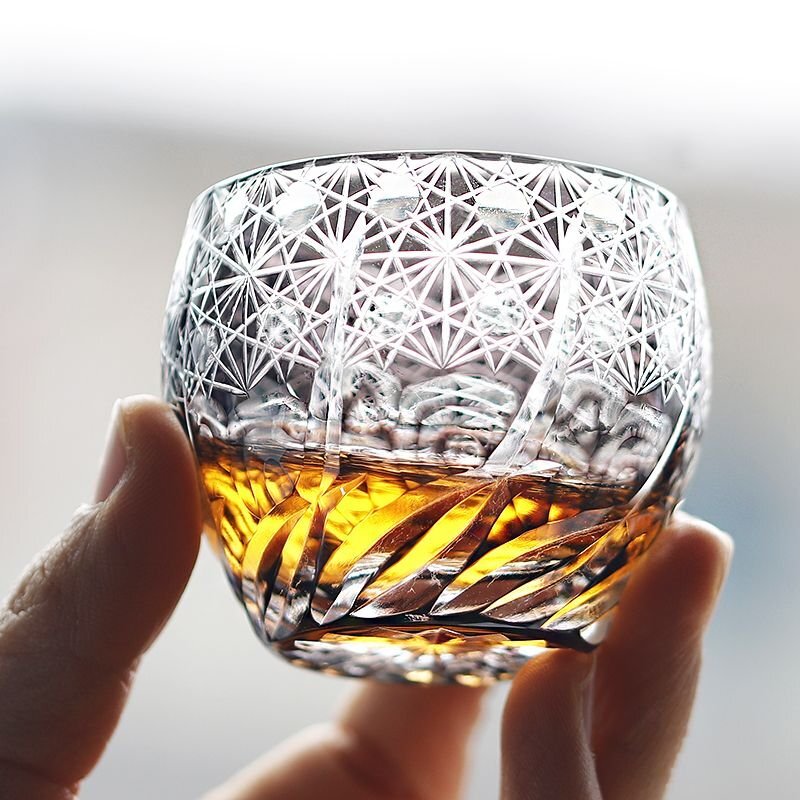 訳あり 在庫処分 お買い得 ロックグラス クリスタルガラス 切子 ウィスキー用 ドリング用 箱なし 簡易包装 自宅用 ZH1747拍卖
