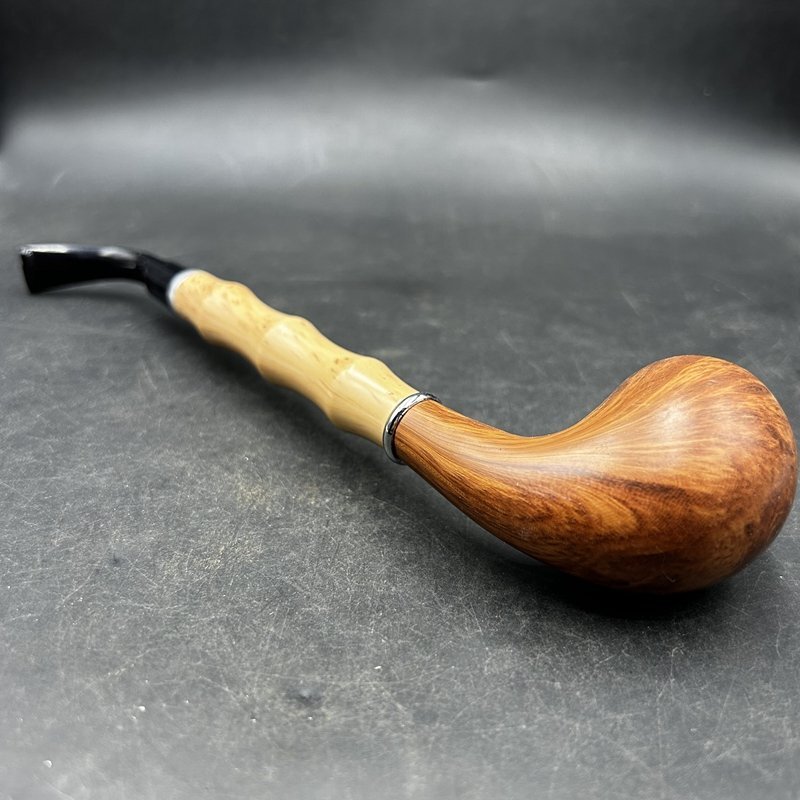 バンブー 喫煙具 パイプ キセル鍋 煙草器具 木製 旧式拍卖