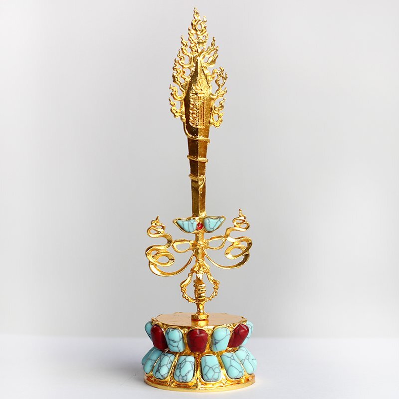 チベット 密教 文殊剣 金属モザイク彩珠 知恵宝剣 蔵式 供仏 金剛杵 細工 護符 開運 風水 お守り 厄除け 中国 美術 装飾 置物 賞物sux129拍卖