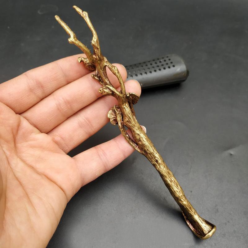 おうどう細工 茶道具 壺蓋 叉 銅叉 復古 茶寵 銅置物 羚羊叉 中国美術 装飾 賞物 茶置物 置物 文房具 収蔵コレクション sux120拍卖