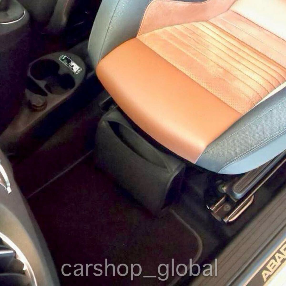 フィアット アバルト対応 シート下ダストボックス/ゴミ箱 ブラック 595モデル等 収納等拍卖