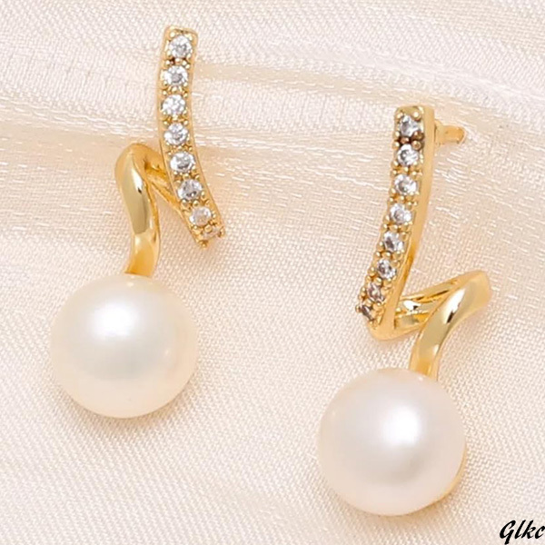 【スタッドタイプで装着が簡単、安定感がある】 淡水パールピアス シルバー925 金属アレルギー対応 上品アクセ エレガント ギフト拍卖