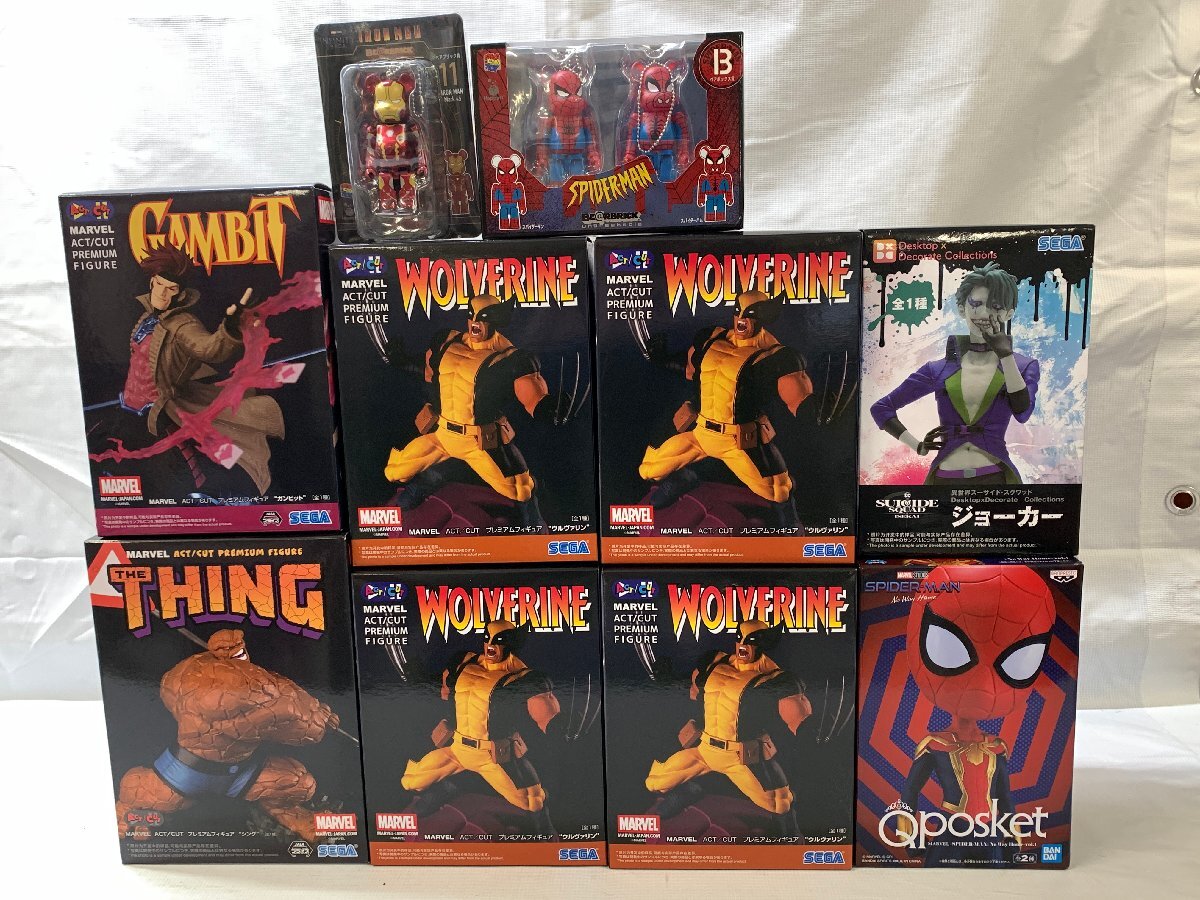 1円~ 未開封 MARVEL DCコミック プライズフィギュア Happyくじ ベアブリック 10点まとめ スパイダーマン アイアンマン 他 良品32-1115-Y5拍卖