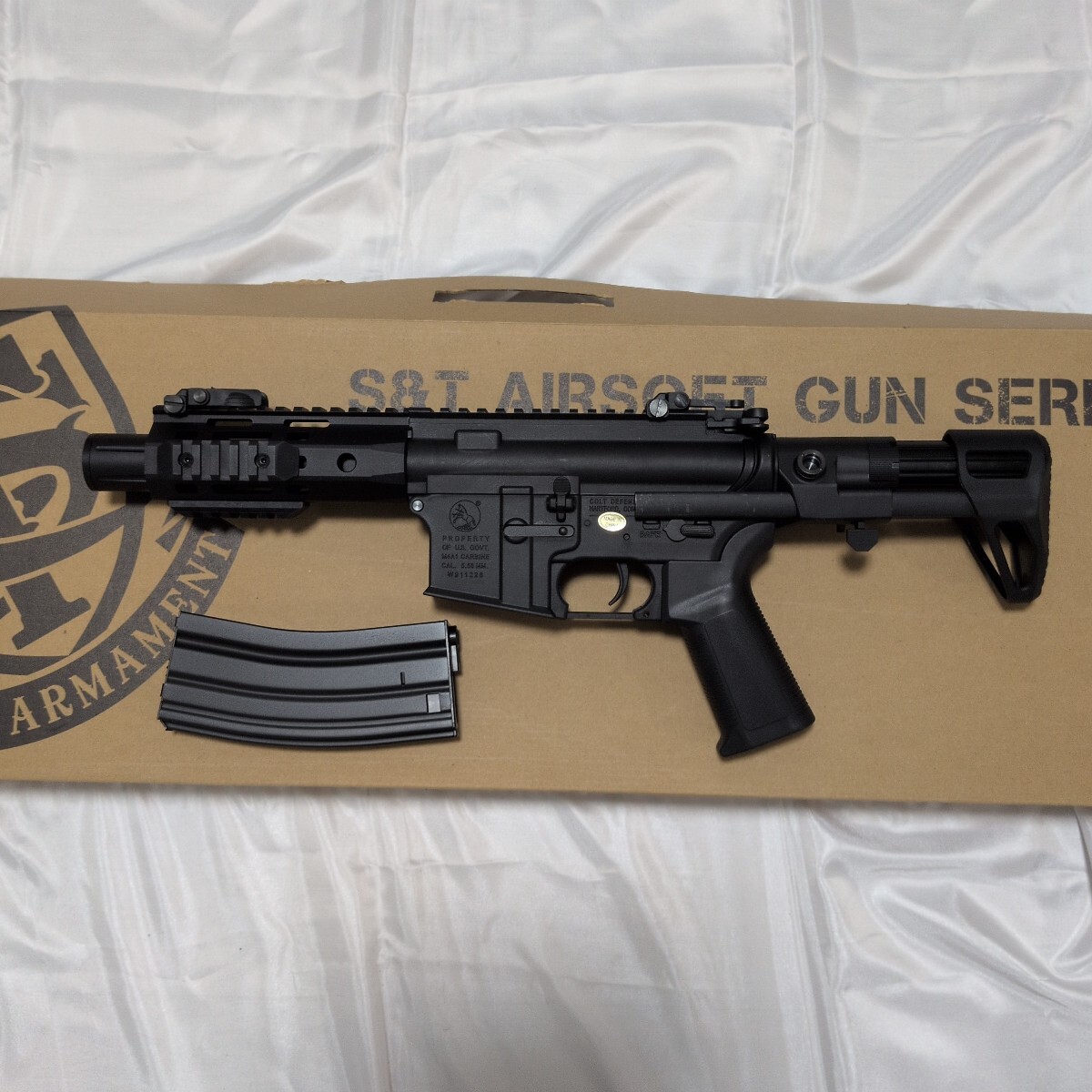 新品 未使用 S&T M4 URX4 M-LOK PDW-S 電動ガン 拍卖