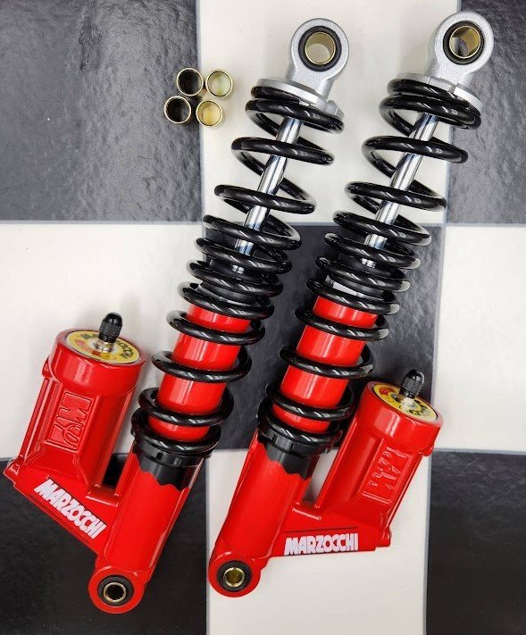 Z250FT マルゾッキ タイプ 325mm リアサス ステッカー付 12mmカラー4個付属 Z1 Z2 Z400FX XJ400 ゼファー400 750 KH400 GS400 GT380拍卖