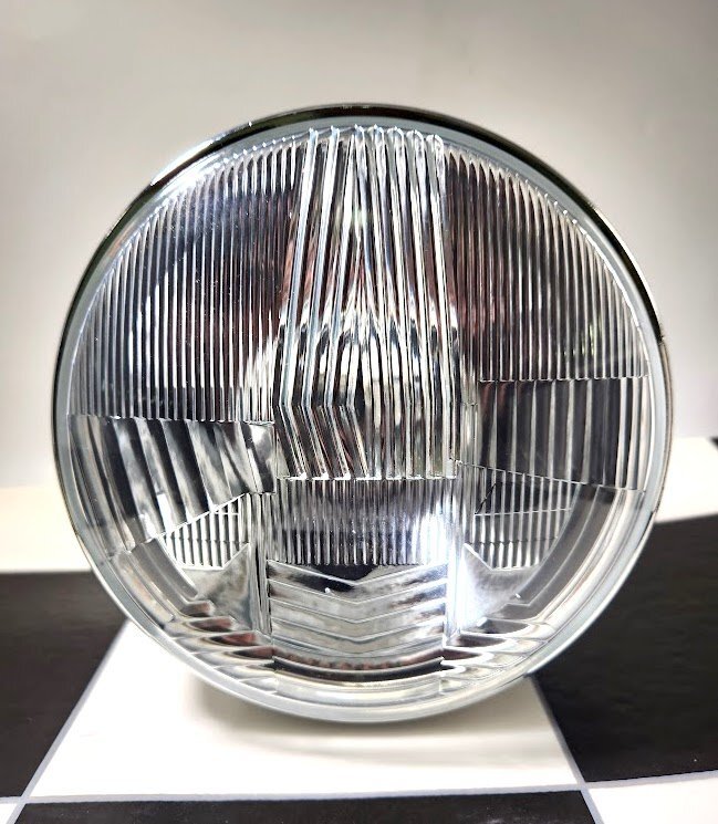 シビエ CIBIE タイプ メッキ 180Φ クリアレンズ ヘッドライト 汎用 カスタム ドレスアップ 検/ ホーク GS400 CBX400F Z400FX ゼファー拍卖